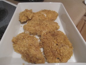 Cooked Cornflake Chicken